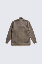 ACV-KN-H03 SHAWL COLLAR DOUBLE BREASTED KNIT