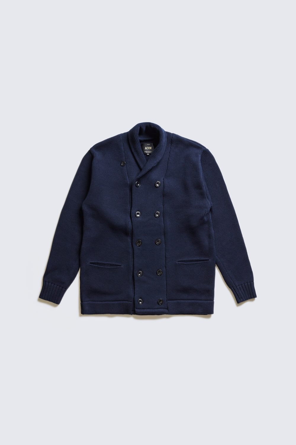 ACV-KN-H03 SHAWL COLLAR DOUBLE BREASTED KNIT – ADDICT CLOTHES