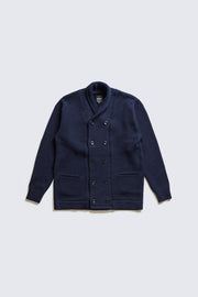 ACV-KN-H03 SHAWL COLLAR DOUBLE BREASTED KNIT