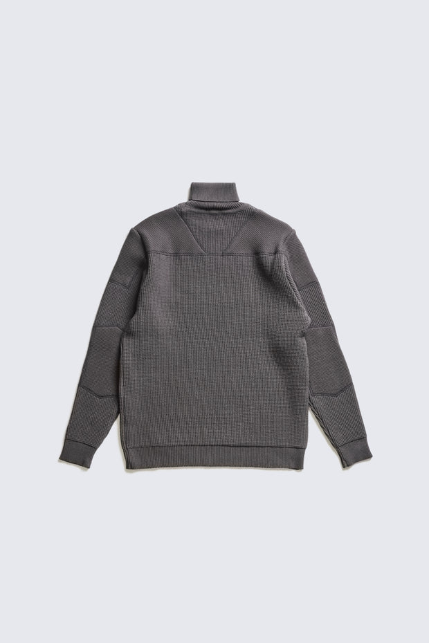 ACV-KN02 PADDED WAFFLE COTTON TURTLE KNIT