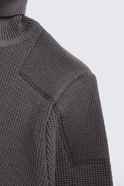 ACV-KN02 PADDED WAFFLE COTTON TURTLE KNIT