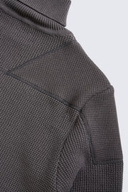 ACV-KN02 PADDED WAFFLE COTTON TURTLE KNIT