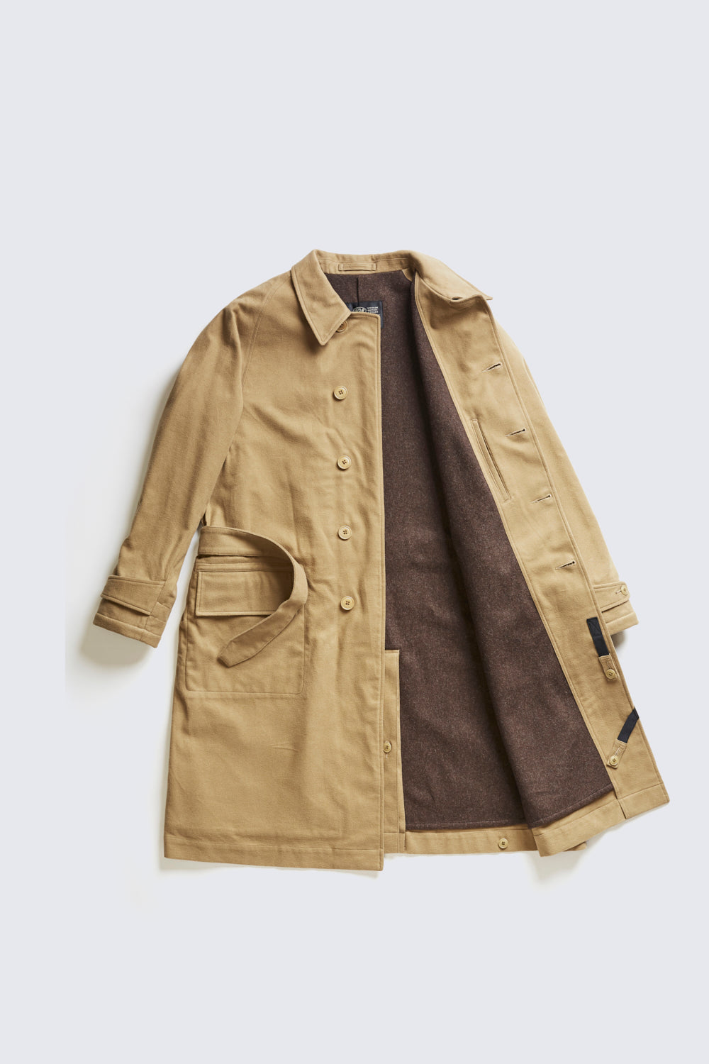 ACV-CT01FN COTTON FLANNEL SINGLE DISPATCH COAT – ADDICT CLOTHES