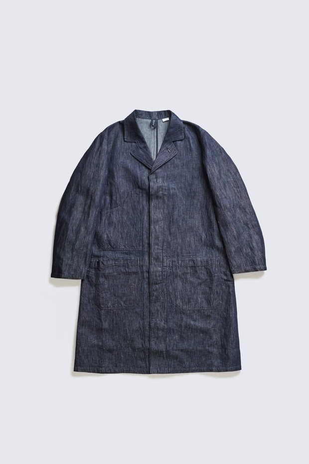 ACV-SCT01CLD COTTON LINEN DENIM WORK COAT