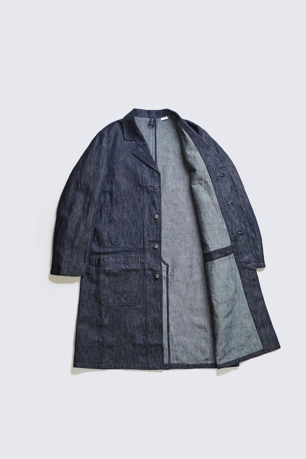 ACV-SCT01CLD COTTON LINEN DENIM WORK COAT