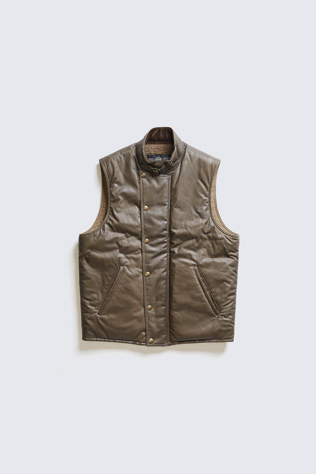 ACV-V01WX WAXED COTTON ULSTER VEST