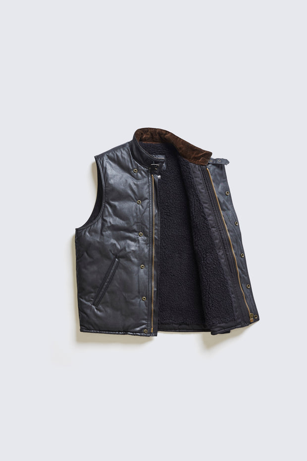 ACV-V01WX WAXED COTTON ULSTER VEST