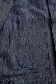 ACV-SCT01CLD COTTON LINEN DENIM WORK COAT