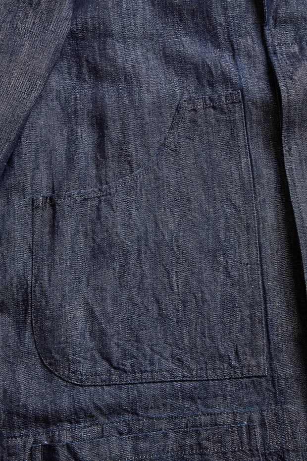 ACV-SCT01CLD COTTON LINEN DENIM WORK COAT
