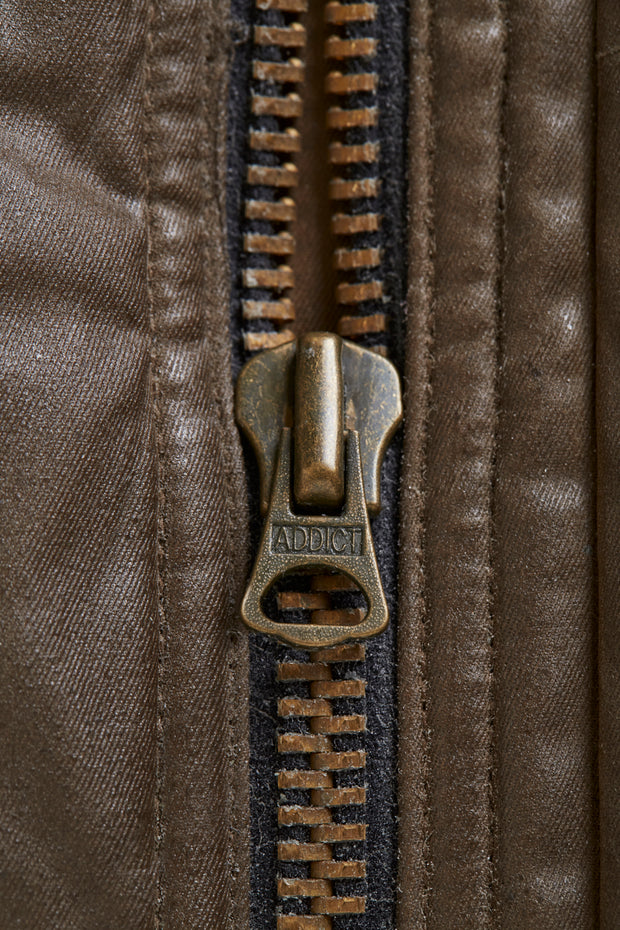 ACV-V01WX WAXED COTTON ULSTER VEST