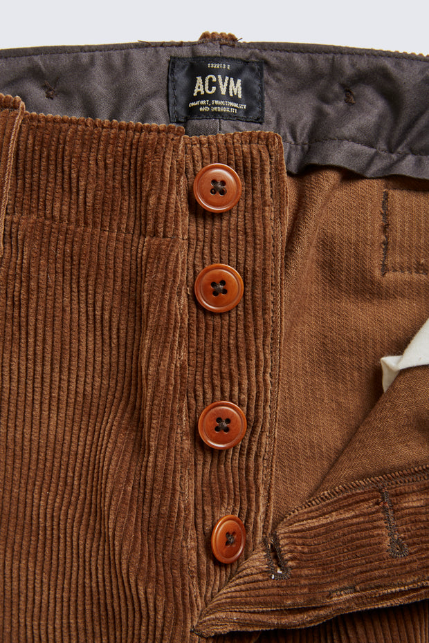 Released on November 19 / 11月19日午後8時発売 ACV-TR03CR8W HEAVY CORDUROY BUCKLE BACK TROUSERS