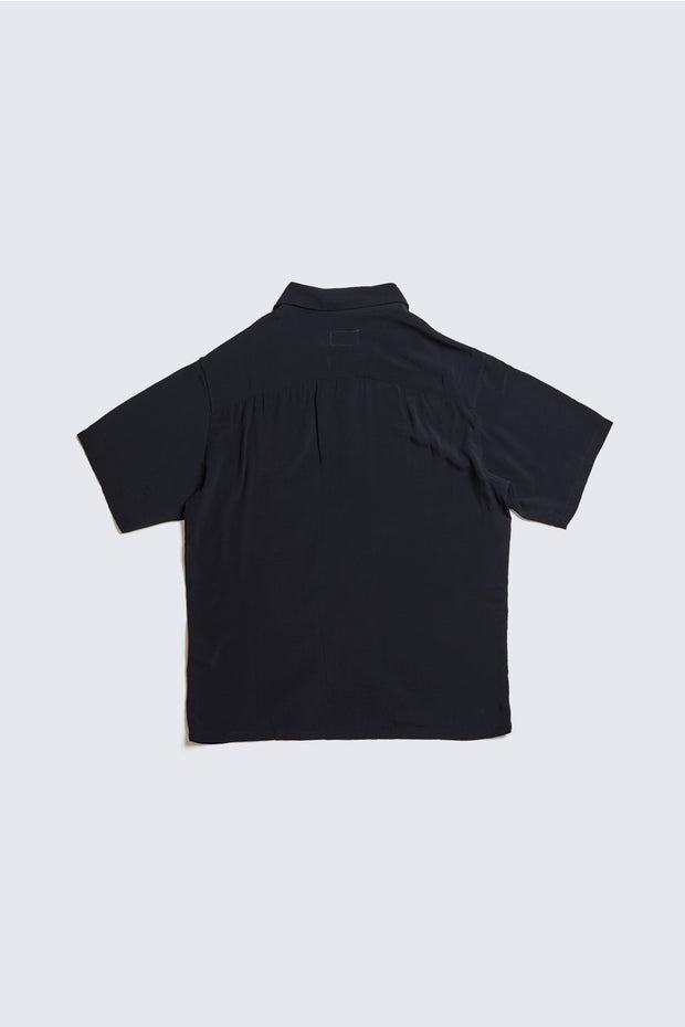 ACV-SH02SS-RY RAYON SLANT POCKET OPEN COLLAR SHIRT