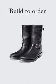 BUILD TO ORDER 受注生産 - AB-01HB-CL-LD HORSEBUTT ENGINEER BOOTS NARROW (BLACK CORE)