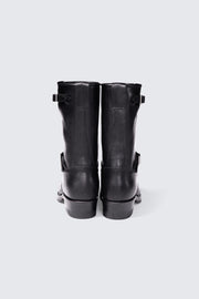 BUILD TO ORDER 受注生産 - AB-01HB-CL-LD HORSEBUTT ENGINEER BOOTS NARROW (BLACK CORE)