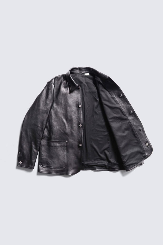 BUILD TO ORDER 受注生産 - ACV-LJK03S-LD SHEEPSKIN COVERALL (BLACK CORE)