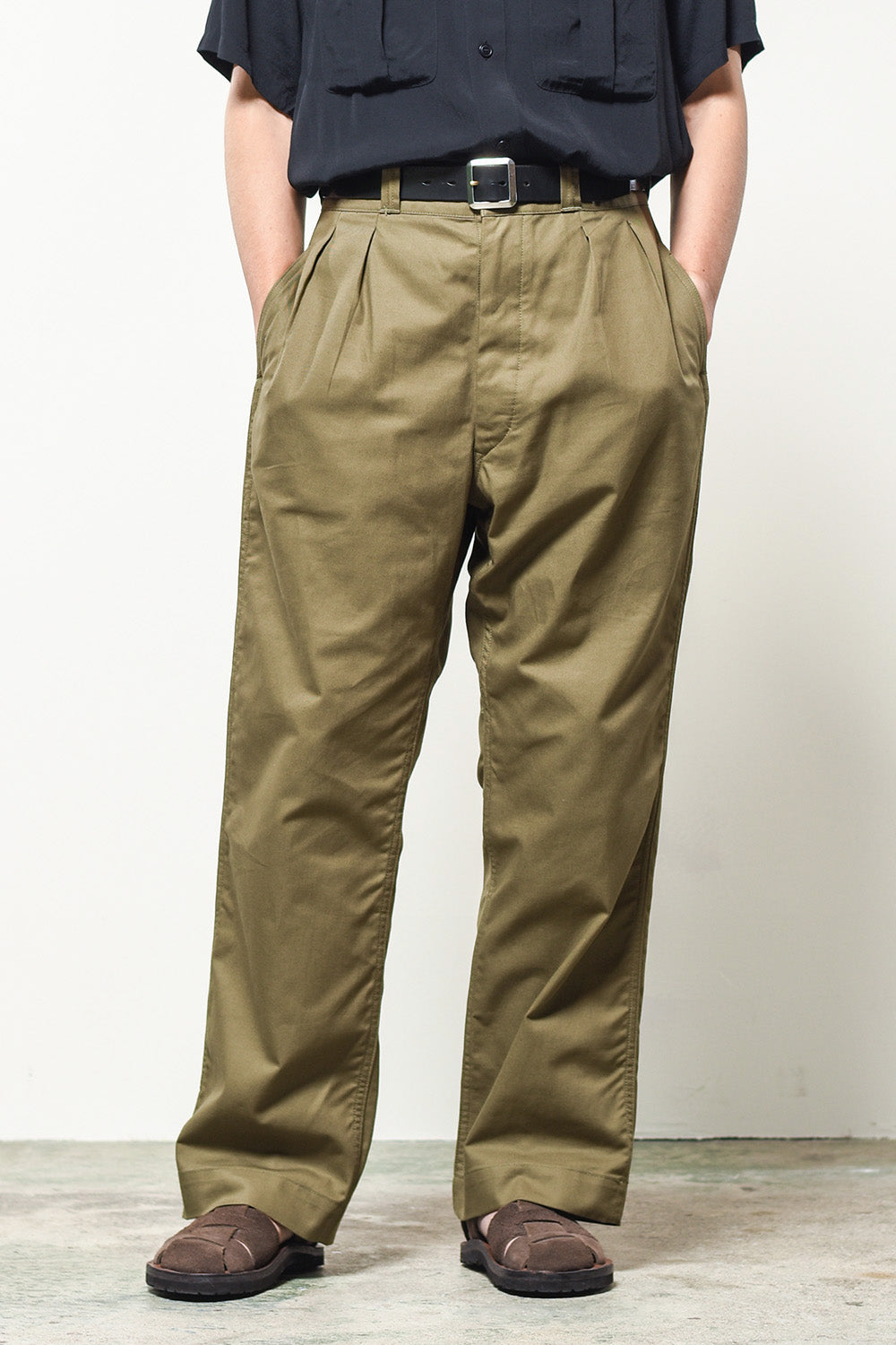【新品】ACVM ADDICT CLOTHES カツラギコットンパンツ 24AW ACV-TR04TW DOUBLE-PLEATED COTTON TWILL WIDE TROUSERS – ADDICT CLOTHES