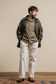 ACV-SH02CHT COTTON HOUNDSTOOTH OPEN COLLAR SHIRT