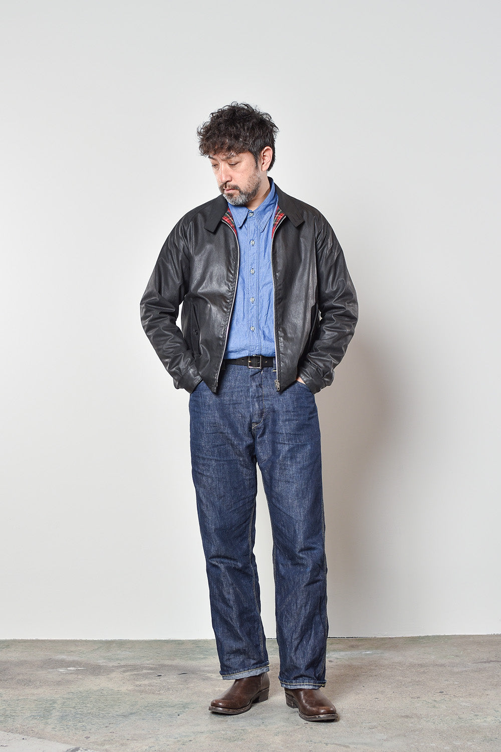 ACV-WX06 WAXED COTTON HARRINGTON JACKET – ADDICT CLOTHES