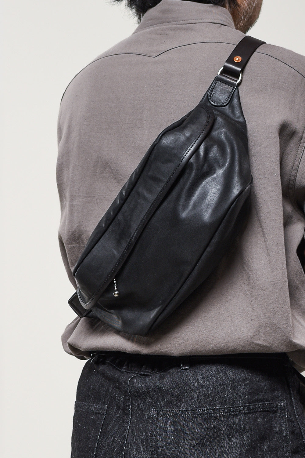 ACV-BG03WX WAXED COTTON WAIST BAG – ADDICT CLOTHES