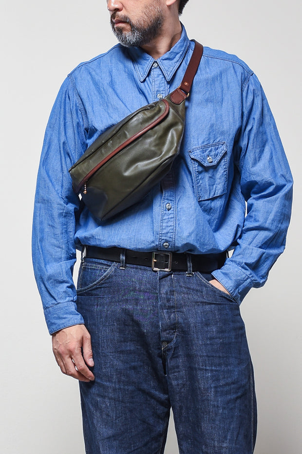 ACV-BG03WX WAXED COTTON WAIST BAG – ADDICT CLOTHES