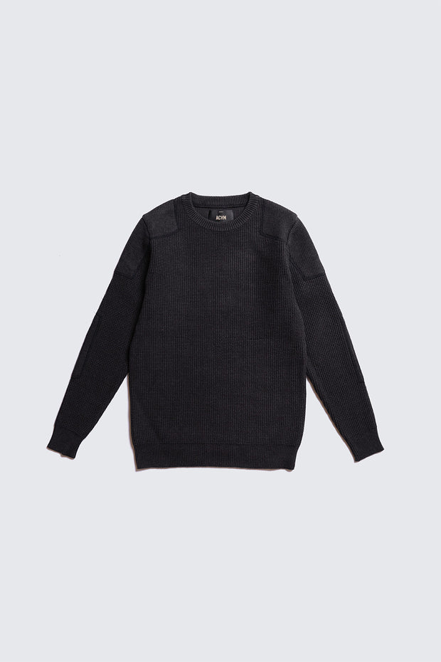 ACV-KN01 PADDED WAFFLE COTTON KNIT