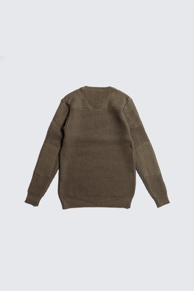 ACV-KN01 PADDED WAFFLE COTTON KNIT