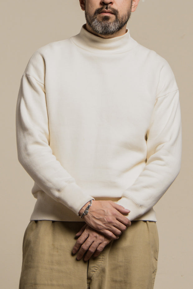 ACV-SW03 FLEECE LINED MOC-NECK SWEATSHIRTS