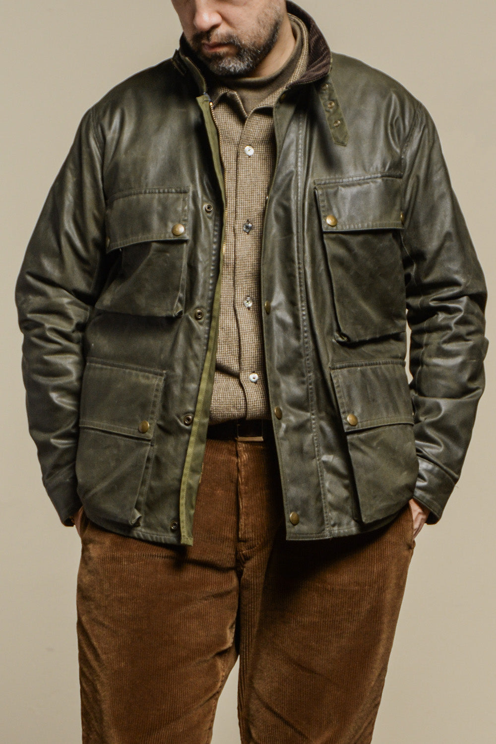 アディクトクローズACV-WX02 WAXEDCOTTON BMC JACKET ACV-WX02 WAXED COTTON BMC JACKET – ADDICT CLOTHES