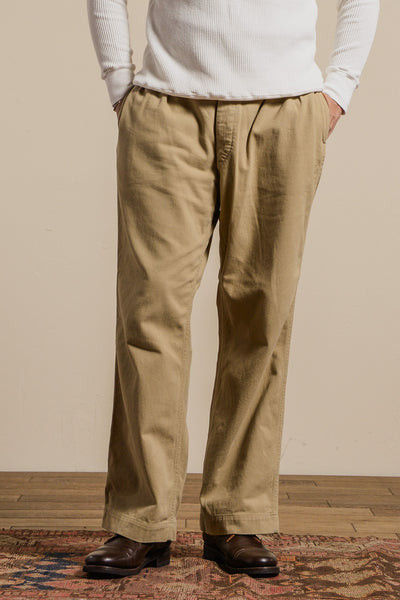 ACV-TR04STC DOUBLE-PLEATED COTTON ARMY WIDE TROUSERS