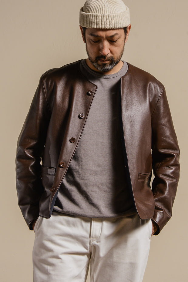 ACV-KNS01 CREW NECK LONG SLEEVE KNIT TEE