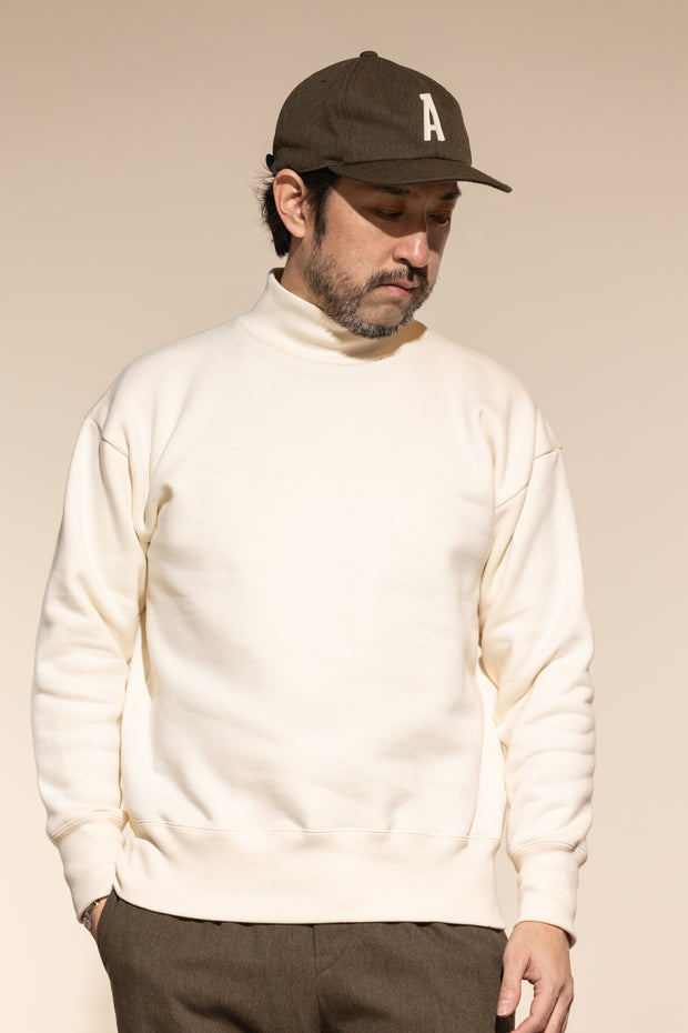 ACV-SW03 FLEECE LINED MOC-NECK SWEATSHIRTS