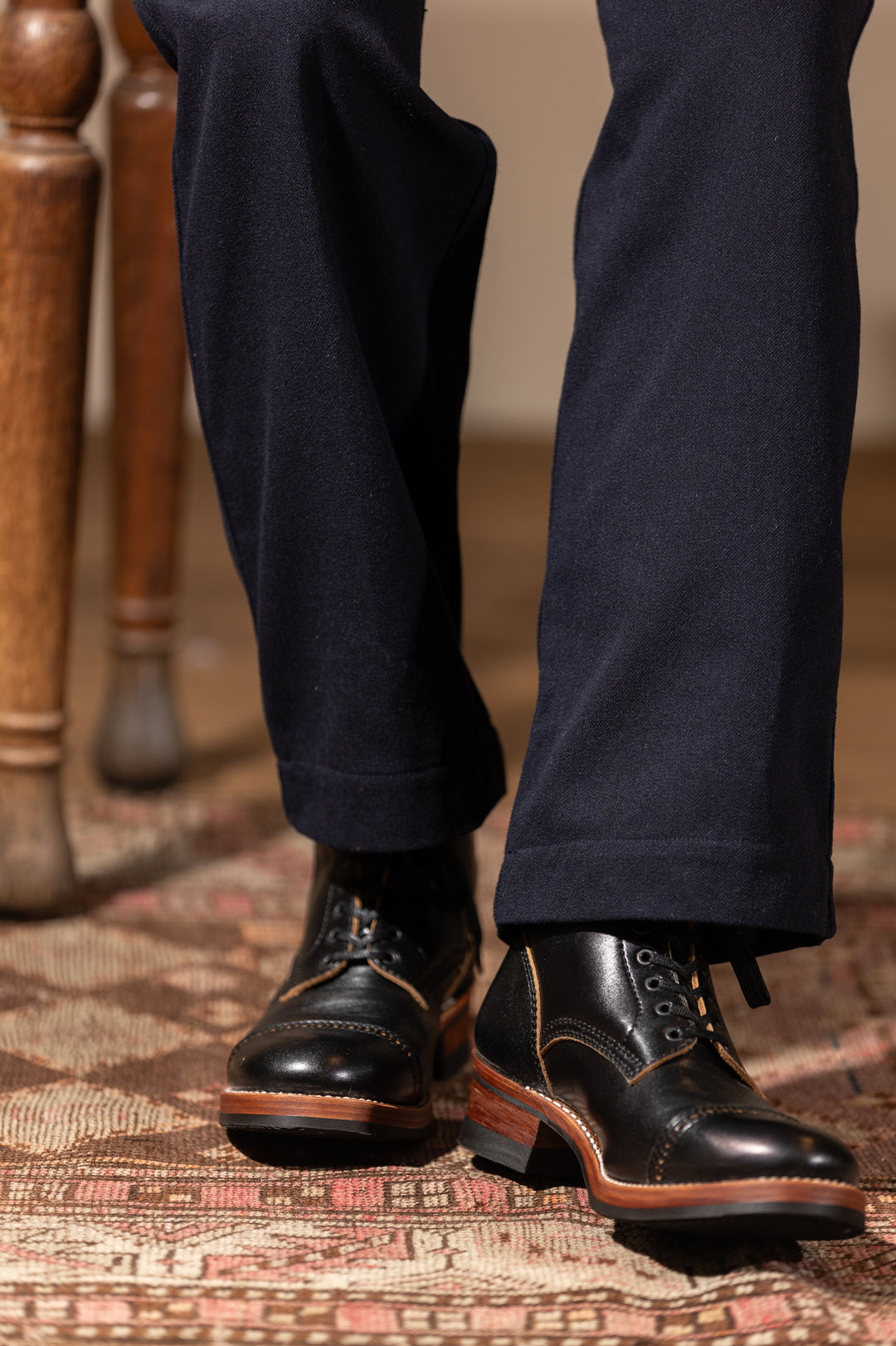 AB-02C-ST STEERHIDE CAP TOE LACE-UP STANDARD – ADDICT CLOTHES