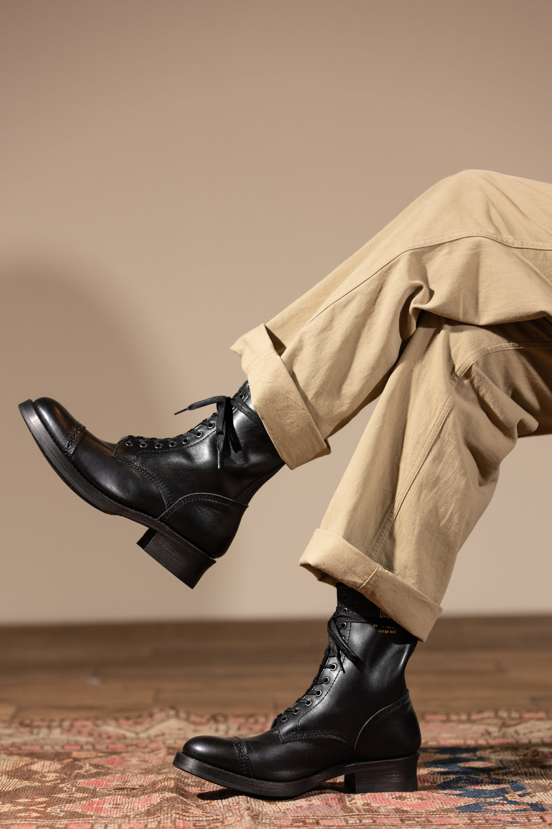 AB-02CLH-ST HORSEHIDE CAP TOE LACE-UP LONG – ADDICT CLOTHES
