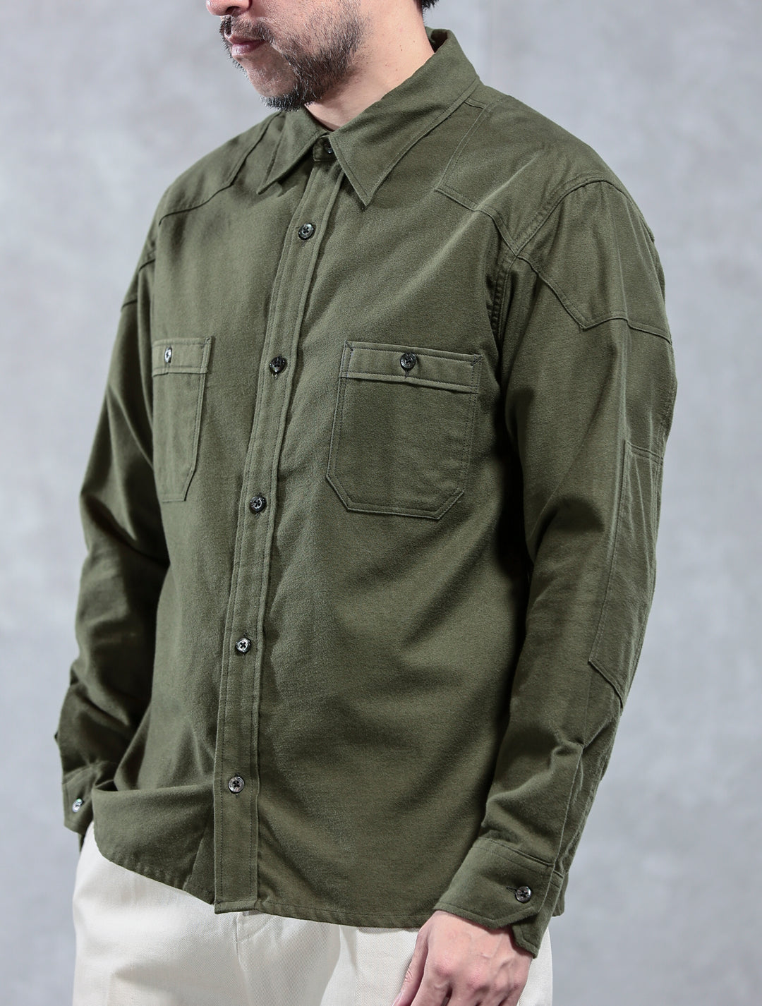 ACV-SH01LM PADDED LIGHT MOLESKIN SHIRT – ADDICT CLOTHES