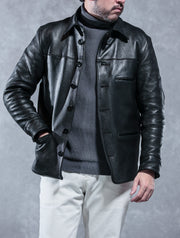 ACV-LJK02S SHEEPSKIN CAR COAT