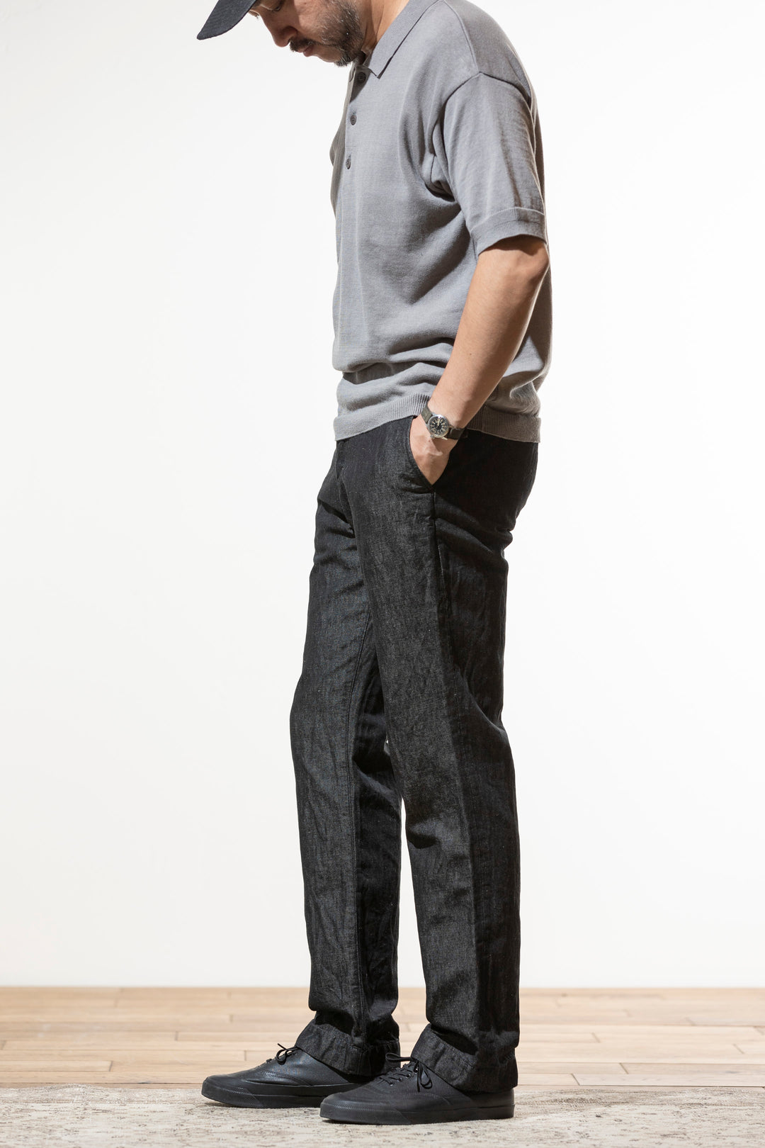 ACV-TR01CLD COTTON LINEN DENIM WORK TROUSERS – ADDICT CLOTHES