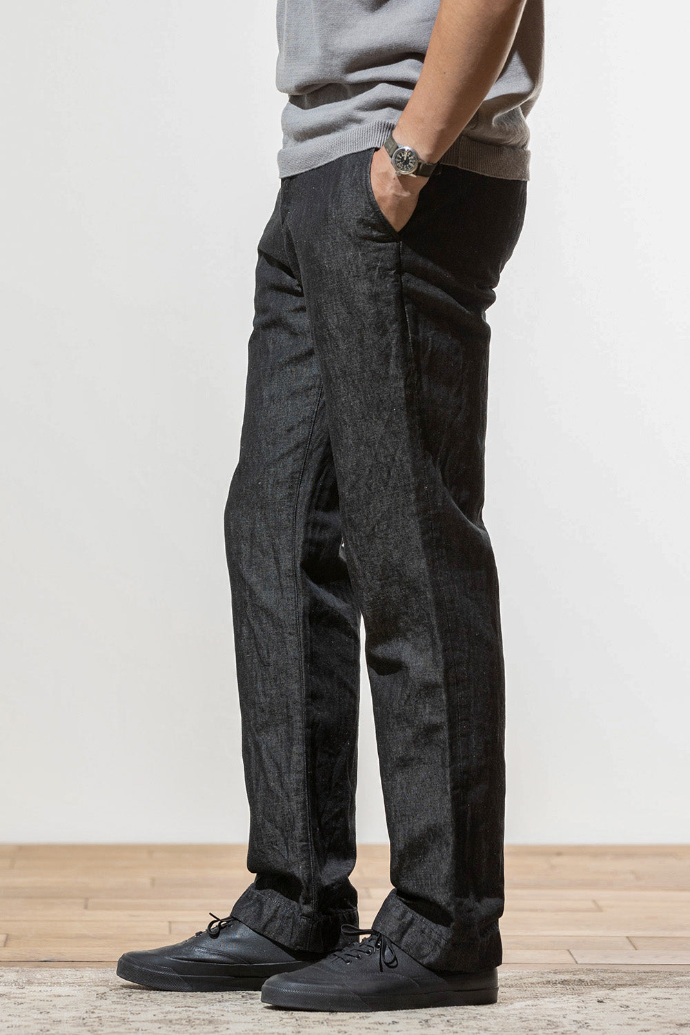 ACV-TR01CLD COTTON LINEN DENIM WORK TROUSERS – ADDICT CLOTHES