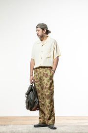 ACV-SH02SS-RY RAYON SLANT POCKET OPEN COLLAR SHIRT