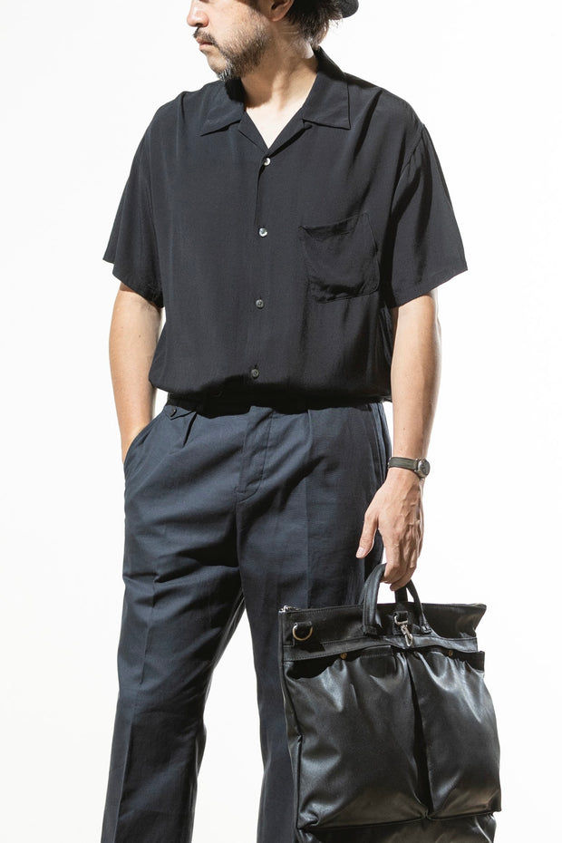 ACV-SH02SS-RY RAYON SLANT POCKET OPEN COLLAR SHIRT