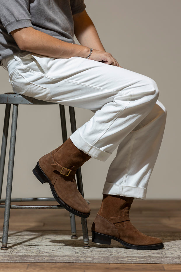 AB-01SS-CL STEER SUEDE ENGINEER BOOTS NARROW
