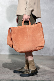 ACV-BG06PS-PNT PIG SUEDE NEWSPAPER BAG