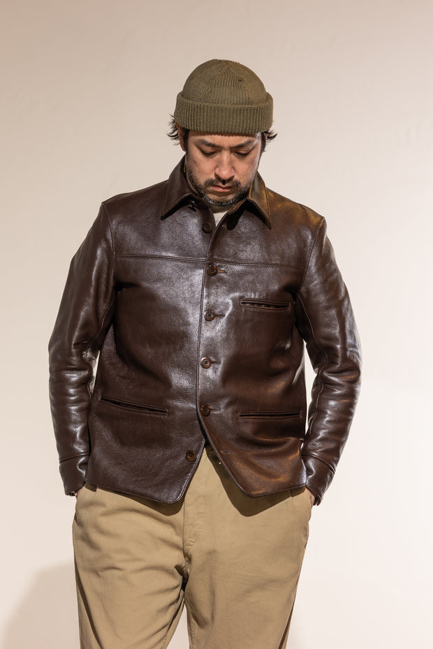 ACV-LJK02H HORSEHIDE CAR COAT