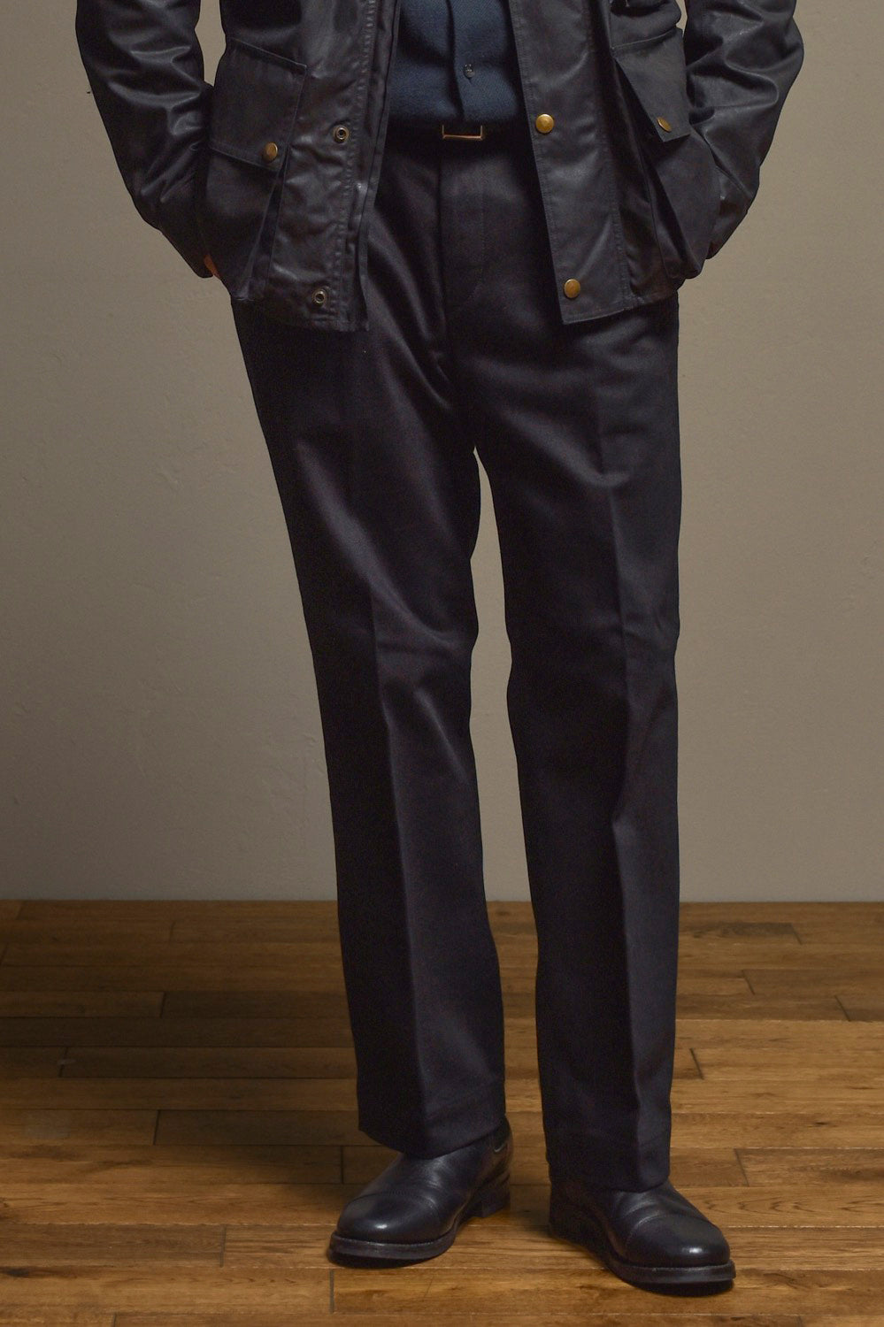 ACV-TR02KT SINGLE-PLEATED KATSURAGI COTTON ARMY TROUSERS – ADDICT
