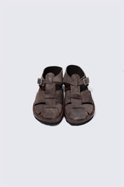 ACV-SDL02 STEER SUEDE GURKHA SANDALS