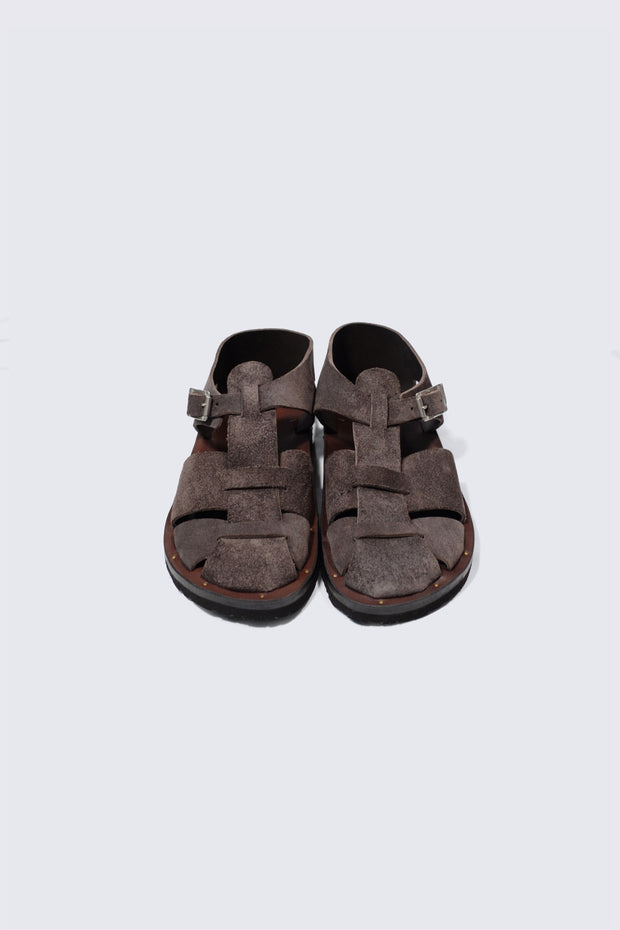 ACV-SDL02 STEER SUEDE GURKHA SANDALS