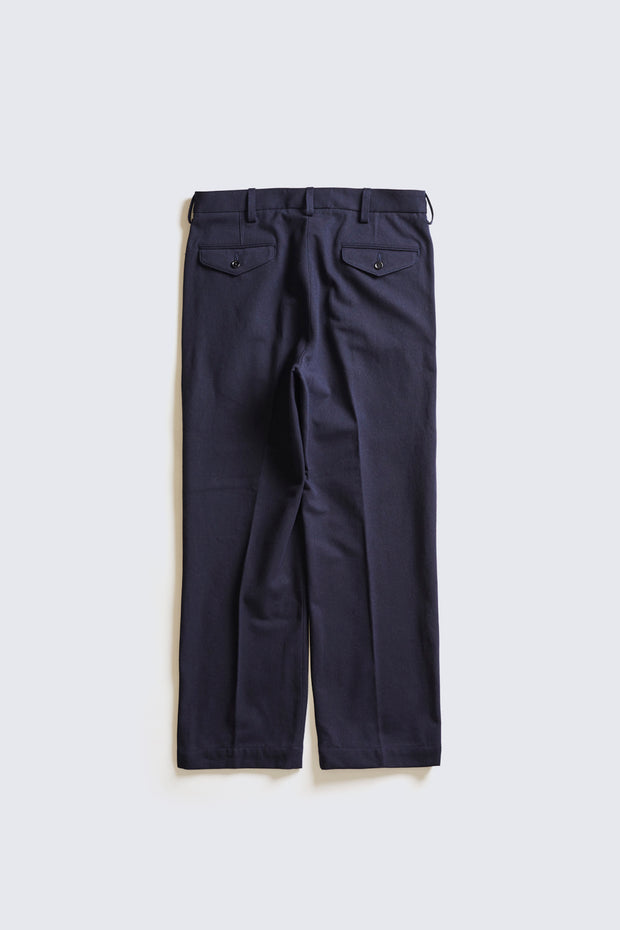 ACV-TR02CW SINGLE-PLEATED COTTON WOOL TROUSERS