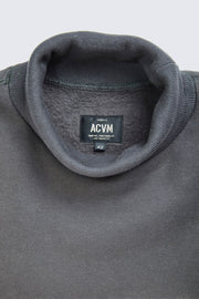 ACV-SW03 FLEECE LINED MOC-NECK SWEATSHIRTS