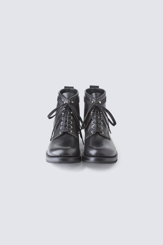 AB-02H-ST HORSEHIDE LACE-UP BOOTS