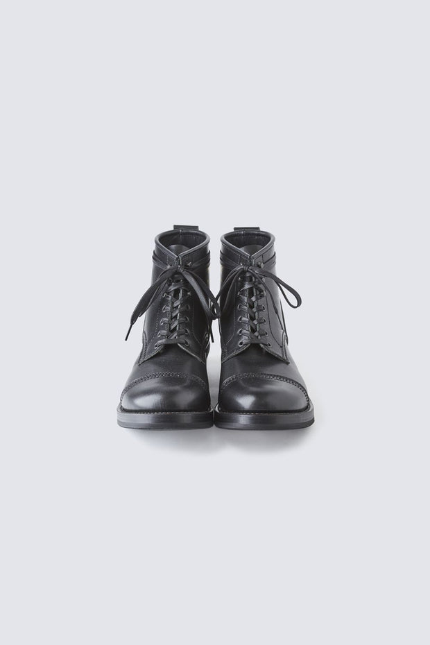 AB-02CH-ST STEERHIDE CAP TOE LACE-UP BOOTS – ADDICT CLOTHES