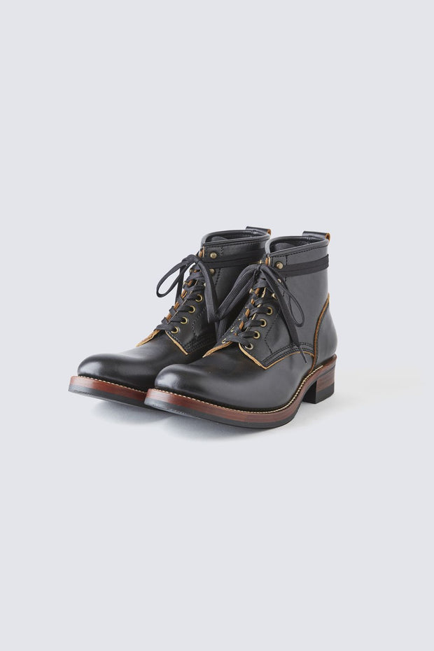 AB-02-ST STEERHIDE LACE-UP BOOTS